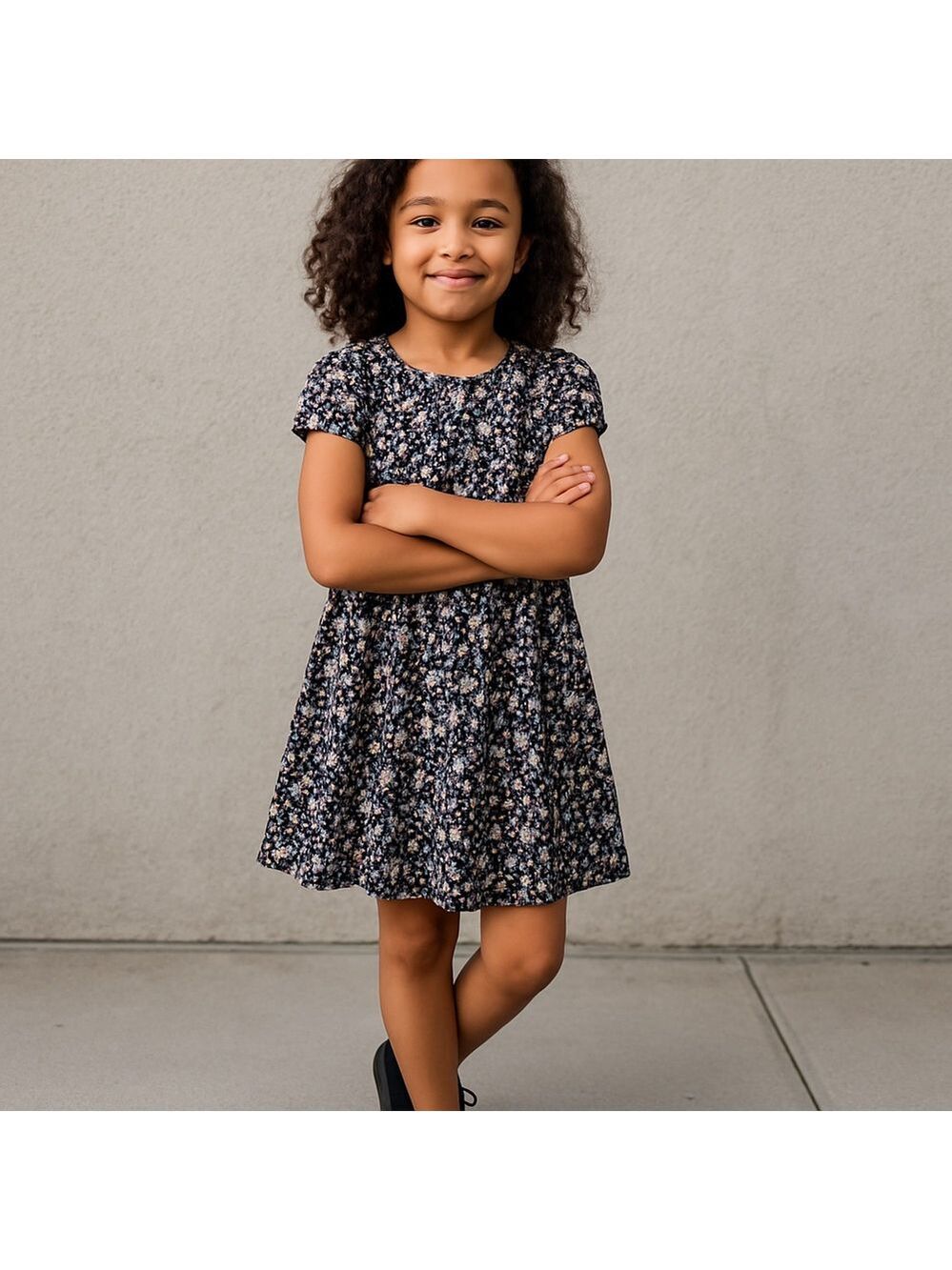 PICAPINO Dress Spring Flowers Fit and Flare Size 4